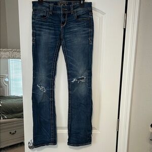 Buckle Women's Dark Blue Boot Cut Jeans